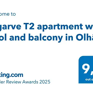Algarve T2 With Pool And Balcony In Appartement Olhão